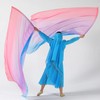 MUNAFIE Worship Flags 2 Pieces Praise Dance Flags Rectangle Colourful