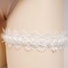 MinoCino White Garter for Brides, Pack of 2 White Garters