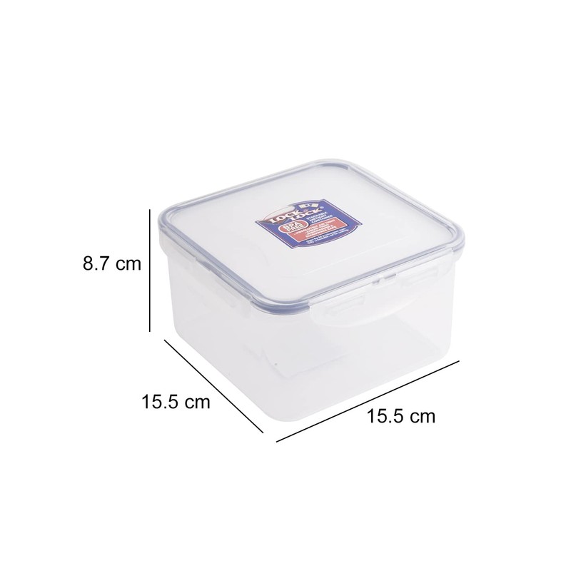 Square 1.2ltr (155 x 155 x 87mm)