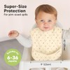 KeaBabies - Paquete de 3 baberos impermeables para bebé, ligeros,