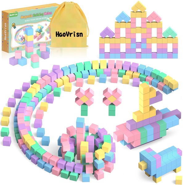 HaoVrisn Magnetic Building Blocks for Children, Pack of 45 Magnetic
