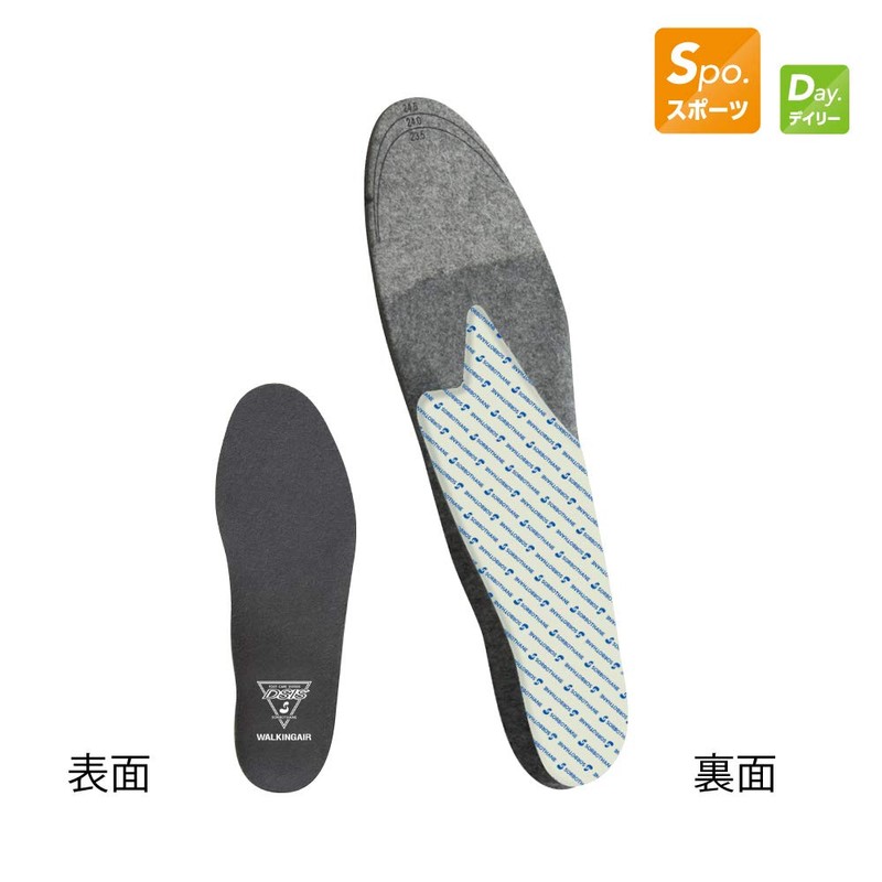 SORBO DSIS 5ZA92005S Women's Walking Air, Gray, Size S, 9.3