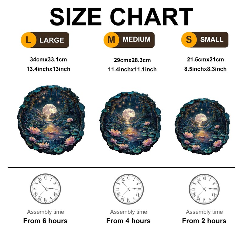 Wooden Puzzles for Adults, Wooden Jigsaw Puzzles for Adults Kids,