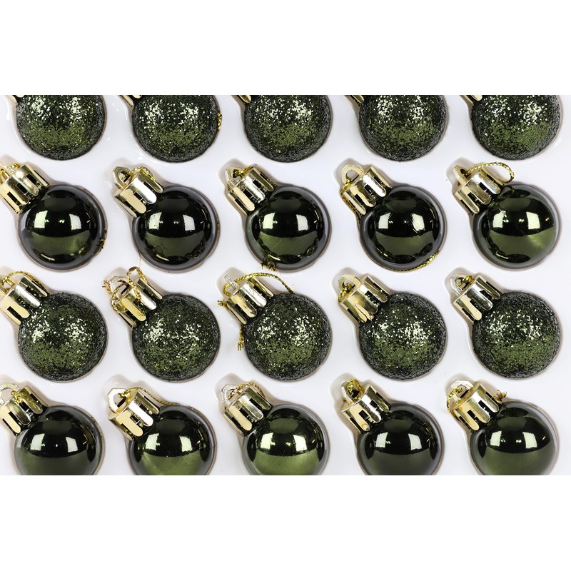 Christmas Concepts® Pack of 25-25mm, 2.5cm (1") Mini Christmas Tree