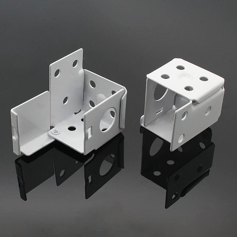 Waziaqoc 4PCS Blind Brackets, 1 Inch Low Profile Box Mounting