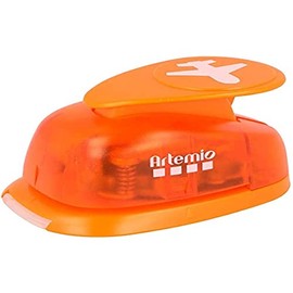 Artemio VIHCP289 Hole Punch, Plastic, Orange, 8.5 x 5 x 12 cm