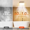 Consciot 50 CFM Bathroom Exhaust Fan with Light, Super Quiet