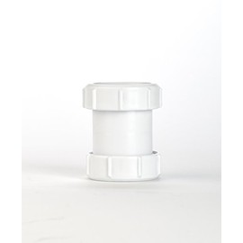 MaKe PRO087 Compression Straight Coupler 32mm, White