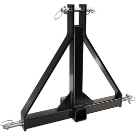 ECOTRIC 3 Point 2" Receiver Trailer Hitch Category 1 Tractor Mover Drawbar Hitch Heavy Duty Compatible with Kubota BX LM25H WLM Tractor NorTrac Yanmar Kioti Cat John Deere