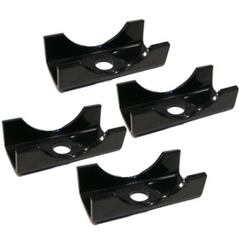 The ROP Shop 4-Pack Trailer Axle Spring Seat Perch 3" Round Tube 5200,6000,7000lb Steel Mount