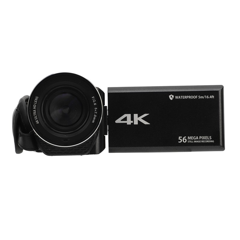 4K Video Camera Camcorder Intelligent Anti Shaking 56MP Vlogging Camera