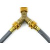 GAS-FLO, Gas Quick Disconnect 3/8 Y Splitter, CSA Certified for