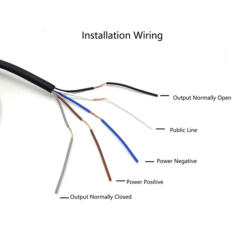 Hilitand Photoelectric Switch Diffuse Reflection Sensor Proximity Switch 24‑240V BEN300‑