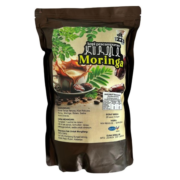 Arabica-Kaffee aus Moringa, Jujubier, Datteln, Sacha Inchi, Stevia