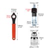 QWORK® Bicycle Crank Puller Tool Kit Crank Puller and 16mm