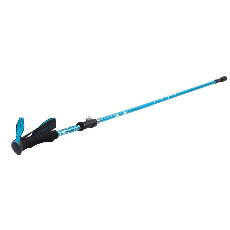 Hiking Pole Aluminium Alloy Telescopic Collapsible Multifunctional Outdoor Walking Stick