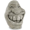 Stone face has "Smiley"
