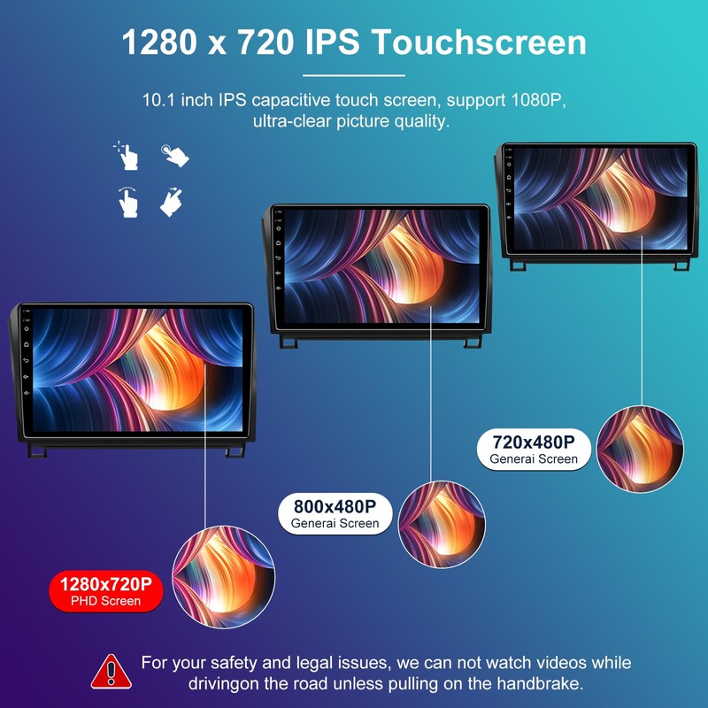Android 13 Car Stereo for Toyota Tundra 2007-2013 Sequoia 2008-2018