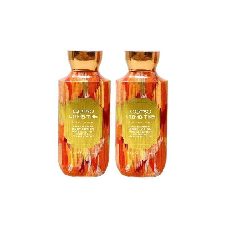 Bath and Body Work Calypso Clementine 2 Pack Daily Nourishing
