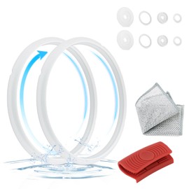 TGHongKy 2 Sets Pressure Cooker Sealing Rings for GM 5L Sealing Ring for GM 6L Pressure Cooker Lid 22 cm Replacement Part Sealing Ring Cooking Signal Seal xx