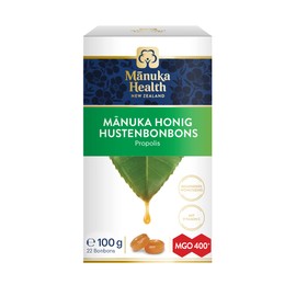 Manuka Health - Lutschbonbons mit Propolis und Manuka Honig MGO 400+ (100 g) - 100% Pur aus Neuseeland mit zertifiziertem Methylglyoxal Gehalt