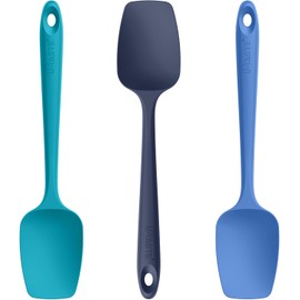U-Taste - Juego de espátulas de silicona para cuchara, resistente al calor, antiadherente, 3 utensilios