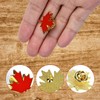 Oslynia 20 Pcs Canada Maple Leaf Pin, Drop Oil Craft