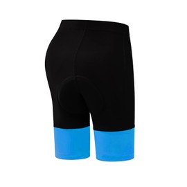 BASADINA Kids Padded Bike Shorts Girls Cycling Biking Pants 3D Padding Bike Shorts for Boys Black Blue
