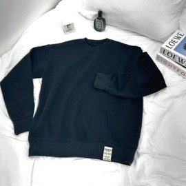 Designer Women's Round Neck Pure Cotton Fleece Sweatshirt Basic S