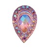 Clown Antics Face Paint Gems - Pink, Teardrop Shaped, 12