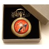 Cymru Apparel Gift Boxed Comic Book Superhero Quartz Pocket/Necklace Watch
