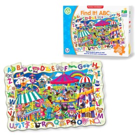 The Learning Journey Puzzle Doubles - Find It! ABC - Large Floor Puzzle For Kids Ages 3-5, ABC Puzzles For Kids Ages 3-5, Alphabet Puzzle, Award Winning Educational Toys