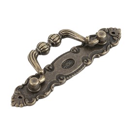 4 Packs Iron Furniture Drawer Cabinet Desk Door Handle Hardware Home DIY Decor Box Handle Brass Antique