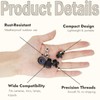 Pack of 6 Tripod Adapters 1/4 to 3/8 Inch Thread