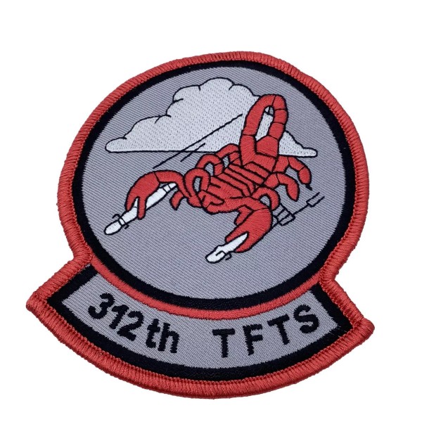 312th Tactical Fighter Squadron Patch – With Hook and Loop