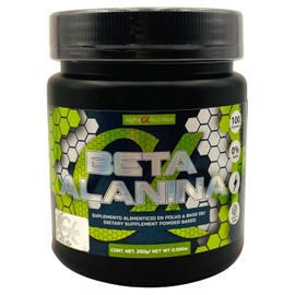 Alpha Nutrition Beta Alanina 250 gr 100 Serv | En polvo Sin Sabor