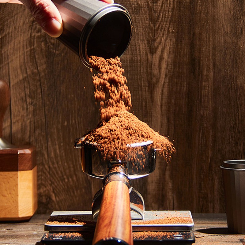 51mm Coffee Dosing Cup Aviation Aluminum Alloy Cup Powder Feeder