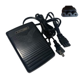 HimaPro Foot Control Pedal and Power Cord for Domestic and Imported Sewing Machines - Variable Speed Control (395724-65)