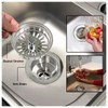 Highcraft 9735 Heavy Duty Kitchen Sink (3-1/2 Inch) Stainless Steel
