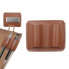 Simaixing Leather Notebook Pen Holder, 2.9 x 2.3 inch, Handmade