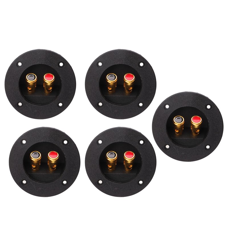 5Pcs 2 Way Stereo Speaker Box Terminal Cup Double Binding