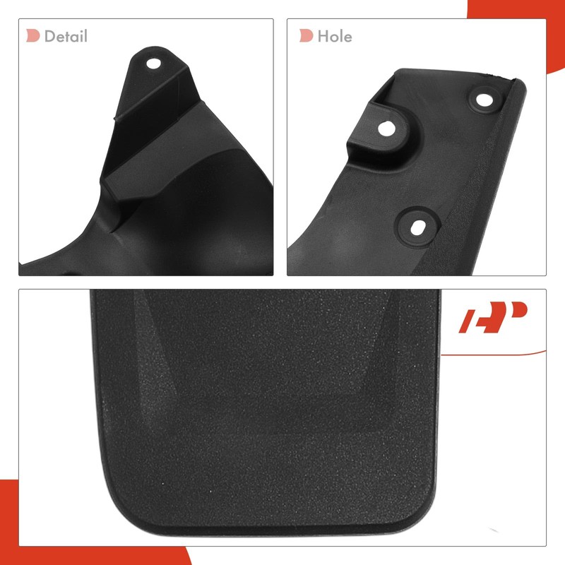A-Premium Mud Flaps Compatible with Toyota Tacoma 2005-2015, No Drilling