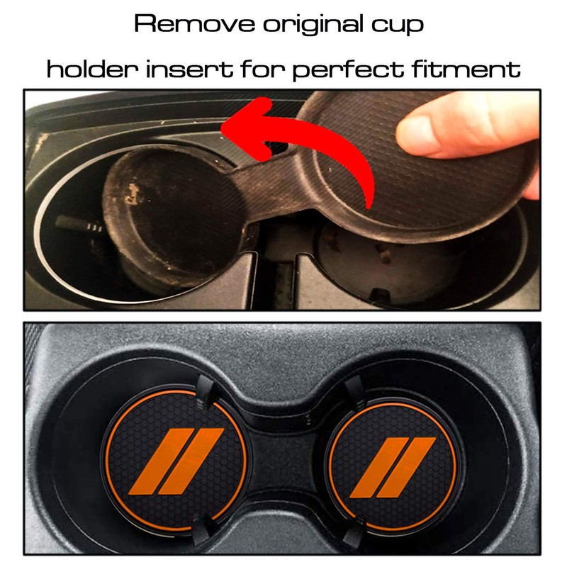 HAMSAM for Dodge Charger Accessories 2015-2021 Anti Dust Cup Holder