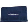 MercyRobes Preaching Hand Towel Prophetess(Navy/White)