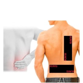 KNS Extra Wide Kinesiology Tape | Water Resistant | for Pain | Back Pain | Knee Pain | Shoulder Pain and Muscle Support | Latex Free | Supports Muscles and Joints | 4 inches x 16.4 Feet | 1 Roll |