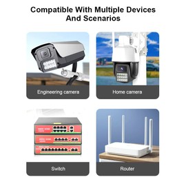 CCTV Outdoor UPS, 12V 2A 3600mah Lithium Battery Backup Power Supply AC to DC Mini UPS for Router Attendance Machine Monitor