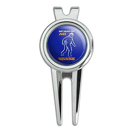 GRAPHICS & MORE Don't Believe Me Just 'Squatch Watch Bigfoot Funny Humor Golf Divot Repair Tool and Ball Marker