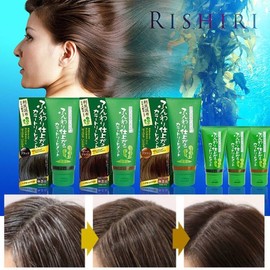 Rishiri Color Treatment Rinse Root Cover Dye Dark Brown 200g / 리시리 컬러 트리트먼트 린스 뿌리 커버 염색 다크브라운 200g