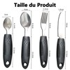 Xiciki Parkinson Easy Grip Spoon Set, 4 Pieces, Cutlery, Cutlery