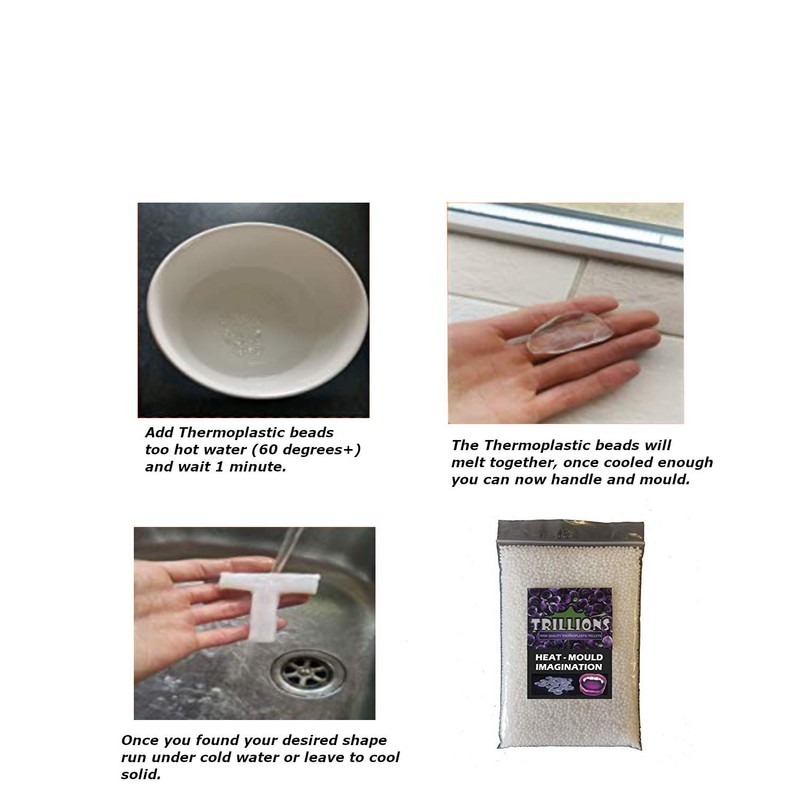 Hand Mouldable Polymorph 100g | Thermoplastic | Unlimited Uses -